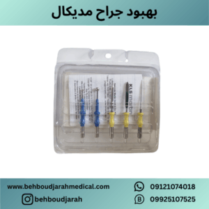 پک ۵ عددی سرقلم جراحی KLS Martin – سری SYN با عایق پلاستیکی